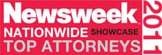Newsweek Nationwide Showcase Top Attorneys 2011